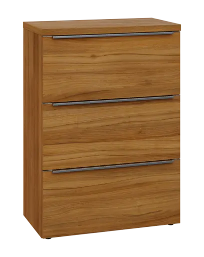 SIN 3 - 83Z kancelářská skříň, 3-zásuvková, 1120x800x400, ořech světlý